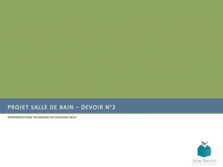 Devoir : Relooking salle de bain