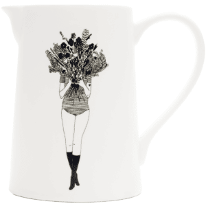 Pichet en porcelaine Flower Girl - Helen B.