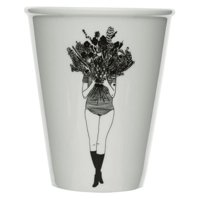 Tasse en porcelaine Flower Girl - Helen B.