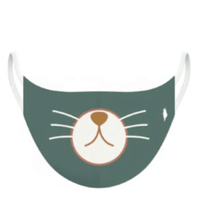MASQUE 7/11 ans CHAT TURQUOISE