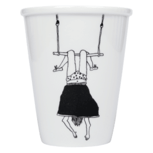 Tasse en porcelaine Trapeze Girl